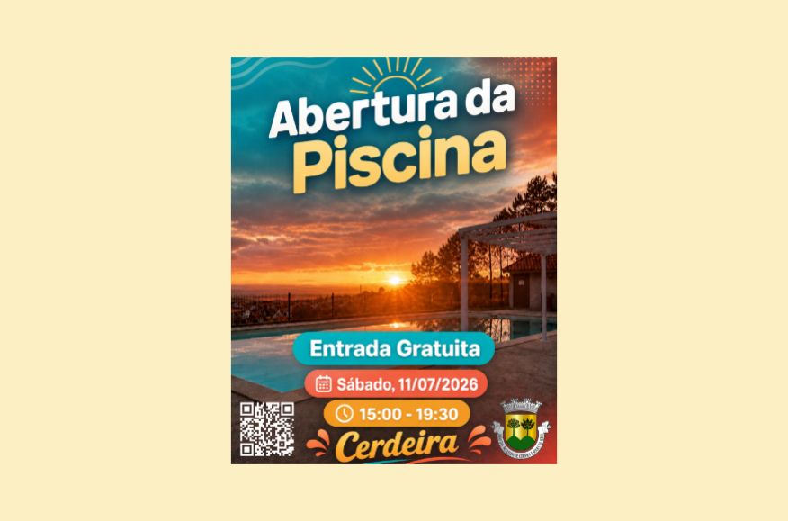 Abertura da Piscina na Cerdeira  - S&aacute;bado, dia 11 de Julho de 2026