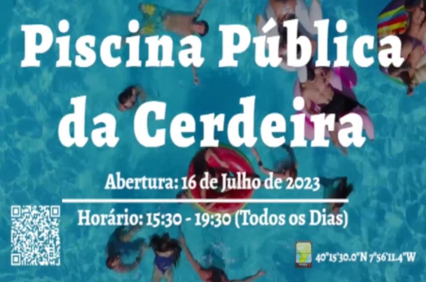 ABERTURA DA PISCINA P&Uacute;BLICA DA CERDEIRA 2023