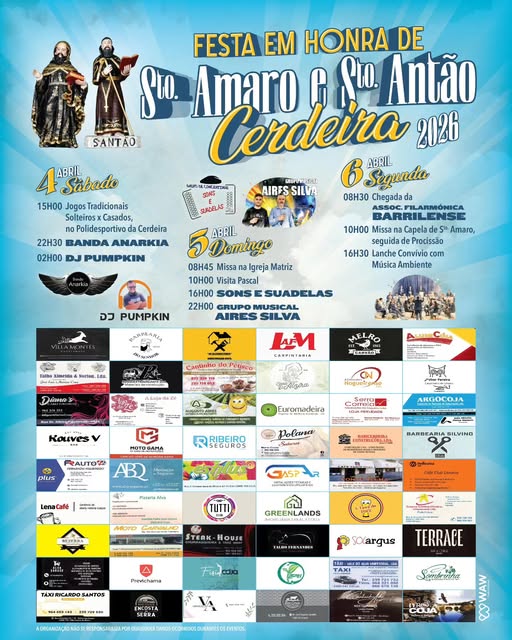 Festejos em Honra de Sto. Amaro e Sto. Ant&atilde;o 2026